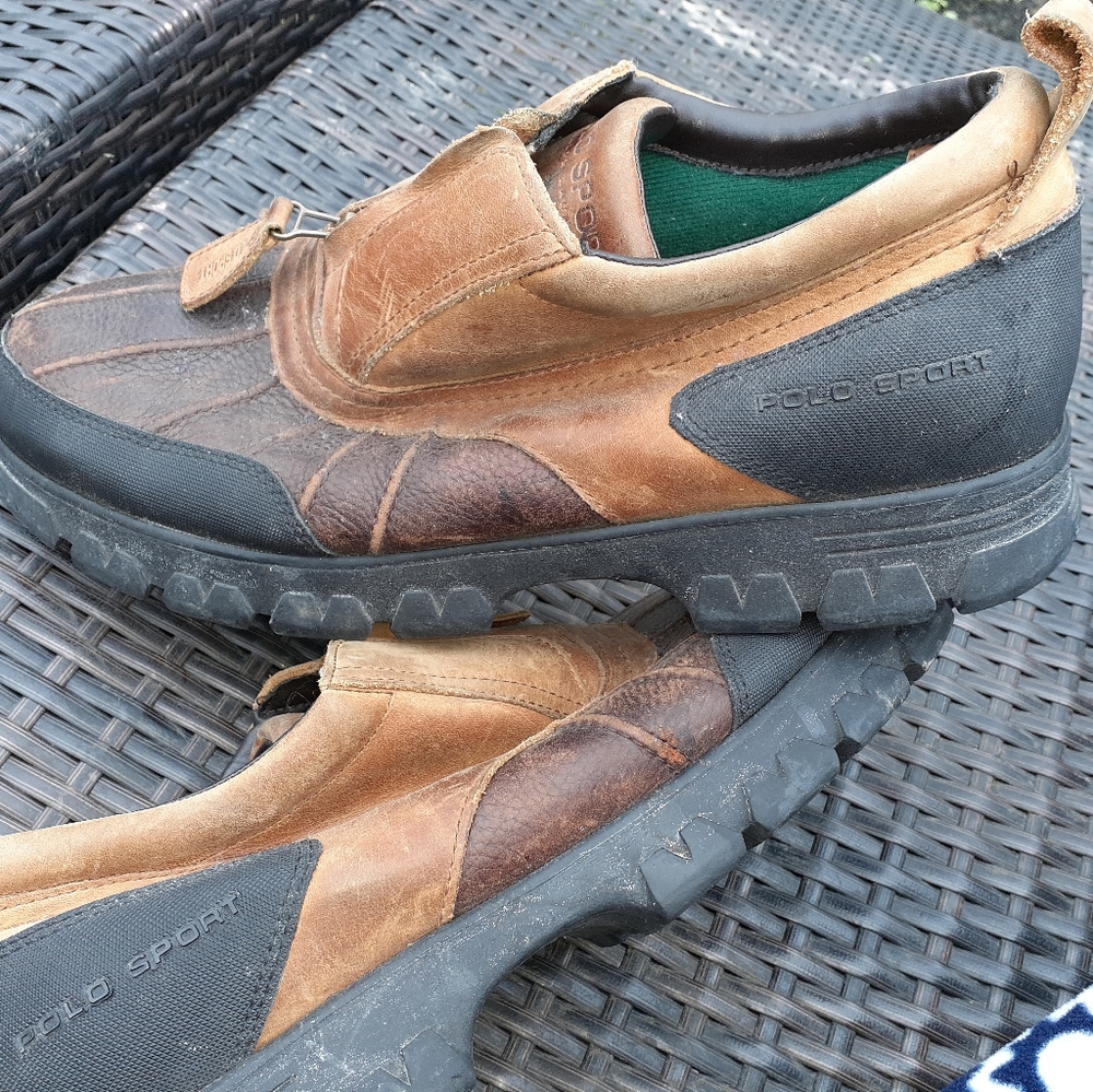 Polo Sport Ralph Lauren low cut leather boots 13D